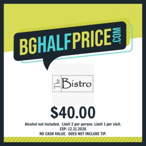 The Bistro $40.00 Gift Certificate