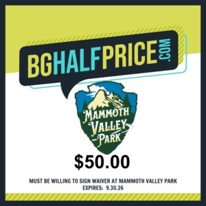 Mammoth Valley Park $50.00 Gift Certificate