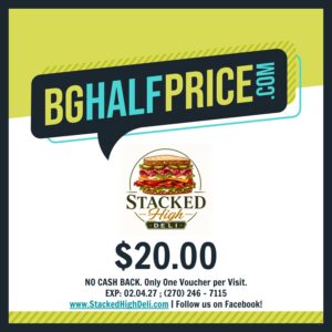 Stacked High Deli $20.00